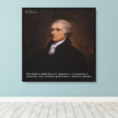 Toile Alexander Hamilton "Real Liberty" Canvas Imprimer (Insitu (Plancher de Bois))