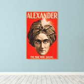 Toile Alexandre l'homme qui connaît l'affiche magique (Insitu (Plancher de Bois))