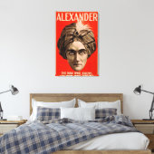 Toile Alexandre l'homme qui connaît l'affiche magique (Insitu(Chambre))