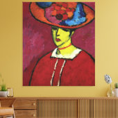 Toile Alexej von Jawlensky, Schokko mit Tellerhut (Insitu(Salon))