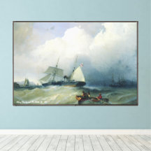 Alexey Bogolyuboff. La mer Baltique. Années 1880.
