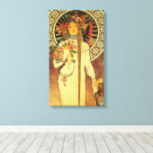 Toile Alfonse Mucha Trappistine Nouveau (Insitu (Plancher de Bois))