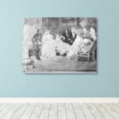 Toile Alfred de Musset Eugene Delacroix (Insitu (Plancher de Bois))