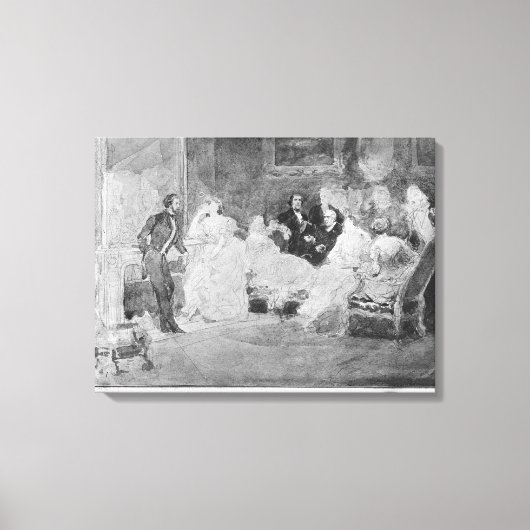 Toile Alfred de Musset Eugene Delacroix (Recto)