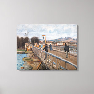 Toile Alfred Sisley - Footbridge à Argenteuil