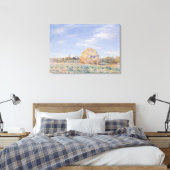 Toile Alfred Sisley | Haystack sur les rives du Loing (Insitu(Chambre))