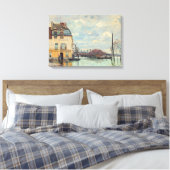 Toile Alfred Sisley - Inondation à Port-Marly 1872 (Insitu(Chambre))