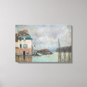 Toile Alfred Sisley - Inondation à Port-Marly 1876