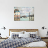 Toile Alfred Sisley - Inondation à Port-Marly 1876 (Insitu(Chambre))