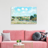 Toile Alfred Sisley - La Prairie (Insitu(Salon))