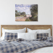 Toile Alfred Sisley | La Route de Mantes (Insitu(Chambre))