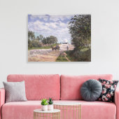 Toile Alfred Sisley | La Route de Mantes (Insitu(Salon))