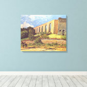 Toile Alfred Sisley L'aqueduc de Marly (Insitu (Plancher de Bois))