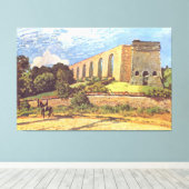 Toile Alfred Sisley L'aqueduc de Marly (Insitu (Plancher de Bois))