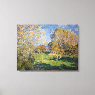 Toile Alfred Sisley - Le Jardin de Hoschede, Montgeron