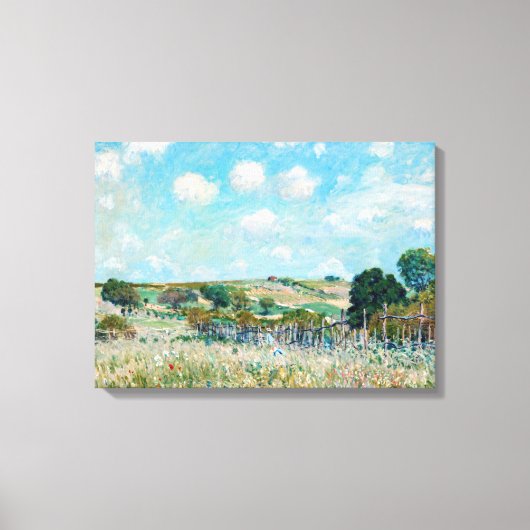 Toile Alfred Sisley - Le pré (Recto)