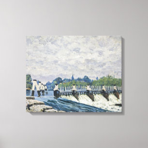 Toile Alfred Sisley - Molesey Weir, Hampton Court