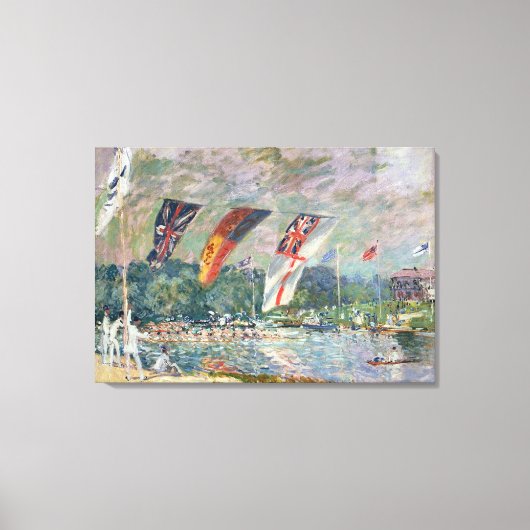 Toile Alfred Sisley | Regatta à Molesey (Recto)