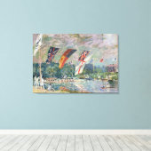 Toile Alfred Sisley | Regatta à Molesey (Insitu (Plancher de Bois))