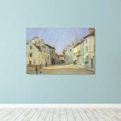 Toile Alfred Sisley | Rue de la Chaussee à Argenteuil (Insitu (Plancher de Bois))