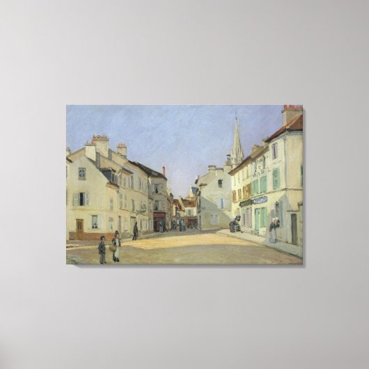 Toile Alfred Sisley | Rue de la Chaussee à Argenteuil (Recto)