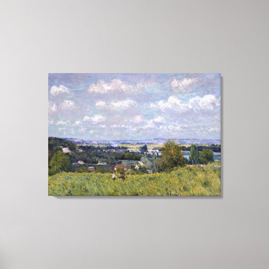 Toile Alfred Sisley | Vallée de la Seine à St-Cloud (Recto)