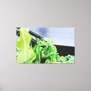 TOILE ALGUES DE MER SALADE ART JAPONAIS IMPRIMER CANVAS
