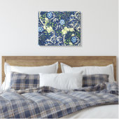 Toile Algues (modèle floral) (par William Morris) (Insitu(Chambre))