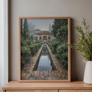 Toile Alhambra Grenade Arc de marbre Art