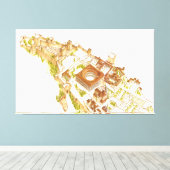 Toile Alhambra Grenade Espagne. Château et palais (Insitu (Plancher de Bois))