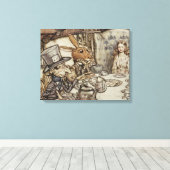 Toile Alice Anniversaire Anniversaire Fête de la haine d (Insitu (Plancher de Bois))