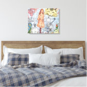 Toile Alice au pays des merveilles Classique Cheshire Ra (Insitu(Chambre))