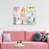 Toile Alice au pays des merveilles Classique Cheshire Ra (Insitu(Salon))