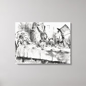 Toile Alice au pays des merveilles - Le Tea Party de Mad (Recto)