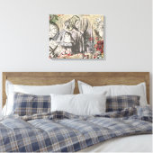Toile Alice au pays des merveilles Rideau Art classique (Insitu(Chambre))