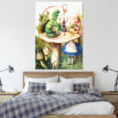 Toile Alice et la Caterpillar au pays des merveilles (Insitu(Chambre))