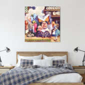 Toile Alice, la duchesse et le bébé cochon dans la cuisi (Insitu(Chambre))