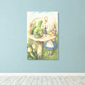 Toile Alice rencontre la Caterpillar (Insitu (Plancher de Bois))