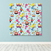 Toile Alice Wonderland Mad Hatter Cat Doodle (Insitu (Plancher de Bois))