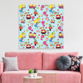 Toile Alice Wonderland Mad Hatter Cat Doodle (Insitu(Salon))