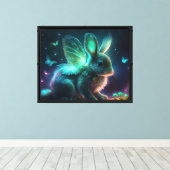 Toile Alien Bunny (Insitu (Plancher de Bois))