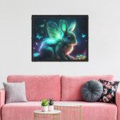 Toile Alien Bunny (Insitu(Salon))