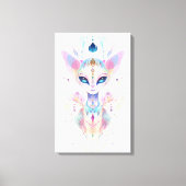 Toile Alien chats face imprimé (Recto)