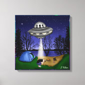 Toile Alien d'enlèvement extra-terrestre (Recto)