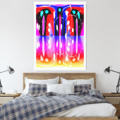 Toile Alien dimensions art (Insitu(Chambre))