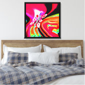 Toile Alien espace voyage (Insitu(Chambre))