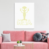 Toile Alien Gaijin ~ Kanji Nihongo / Langue japonaise (Insitu(Salon))