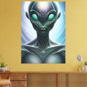 Toile Alien Galactique Imprimer (Insitu(Salon))