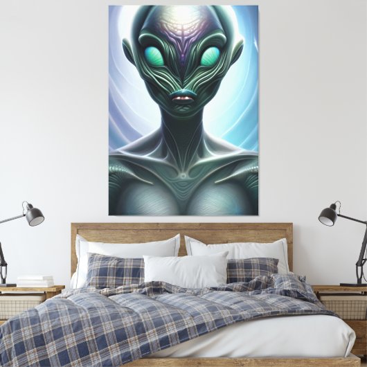 Toile Alien Galactique Imprimer (Insitu(Chambre))