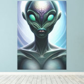 Toile Alien Galactique Imprimer (Insitu (Plancher de Bois))